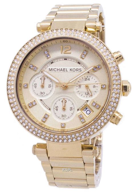 michael kors parker watch for ladies|michael kors parker chronograph.